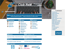 Tablet Screenshot of clubrem.es